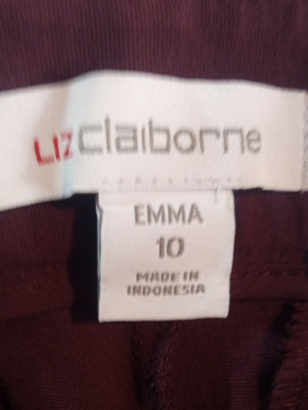 LIZ CLAIBORNE EMMA PANTS - Picture 10 of 11